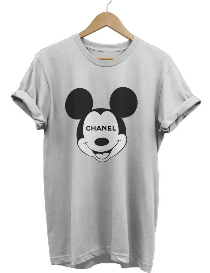 Mickey mouse clearance chanel t shirt