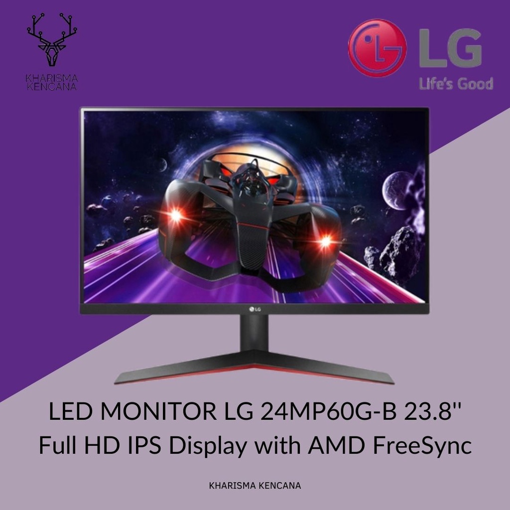 Jual LED MONITOR LG 24MP60G-B 23.8'' Full HD IPS Display With AMD ...