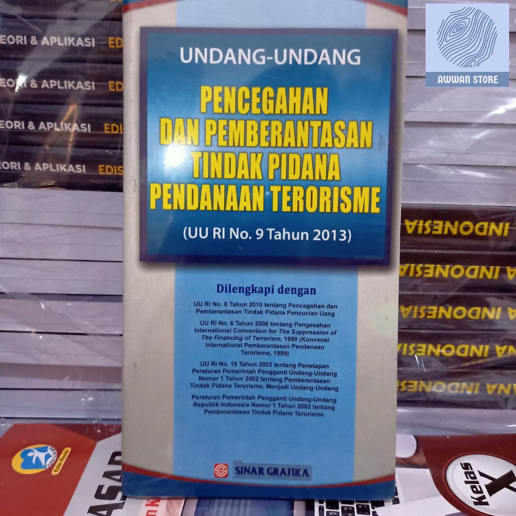 Jual UU Pencegahan Dan Pemberantasan Tindak Pidana Pendanaan Terorisme ...