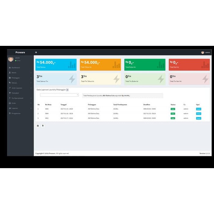 Jual Software Aplikasi Laundry Advanced Berbasis Web Php | Shopee Indonesia