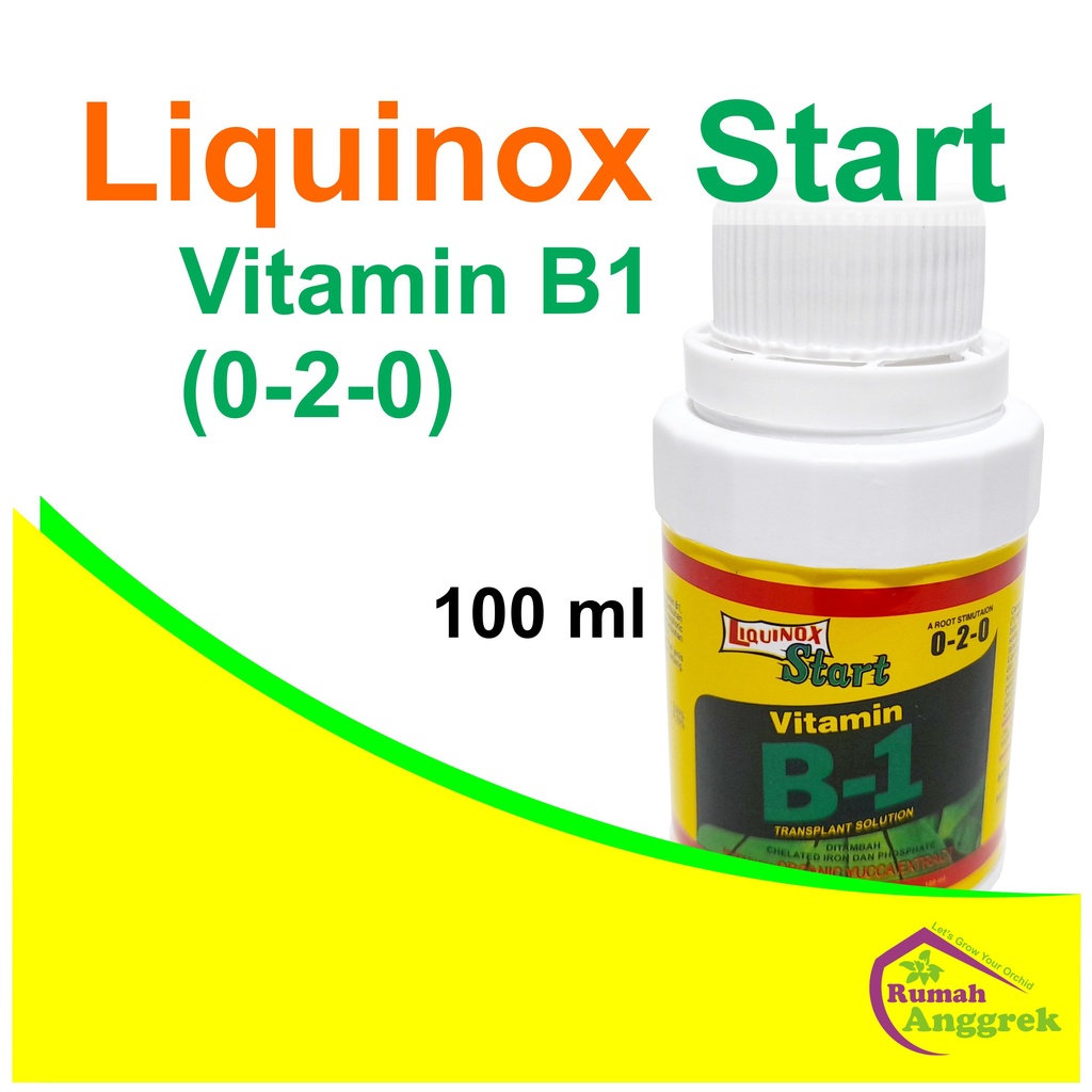 Jual Liquinox Start Vitamin B1 100 Ml Bibit Benih Bunga Anggrek ...