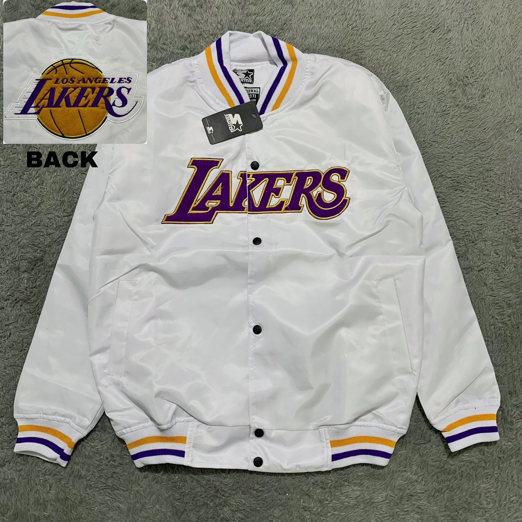 Jual VARSITY JACKET BASEBALL NBA LA LAKERS LOS ANGELES LAKERS