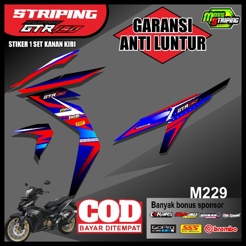 Jual Sticker Striping GTR - Stiker GTR List Variasi Scotlite Murah ...