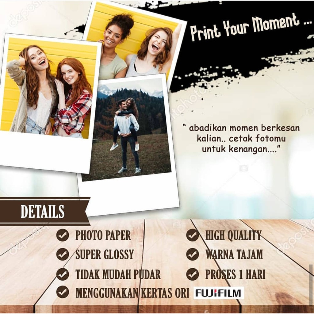 Jual Jasa cetak foto Fujifilm 3R-10 Rs | Shopee Indonesia