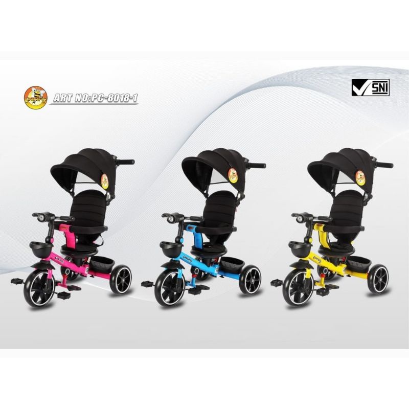 Jual Sepeda roda tiga PC 8018-1 | Shopee Indonesia