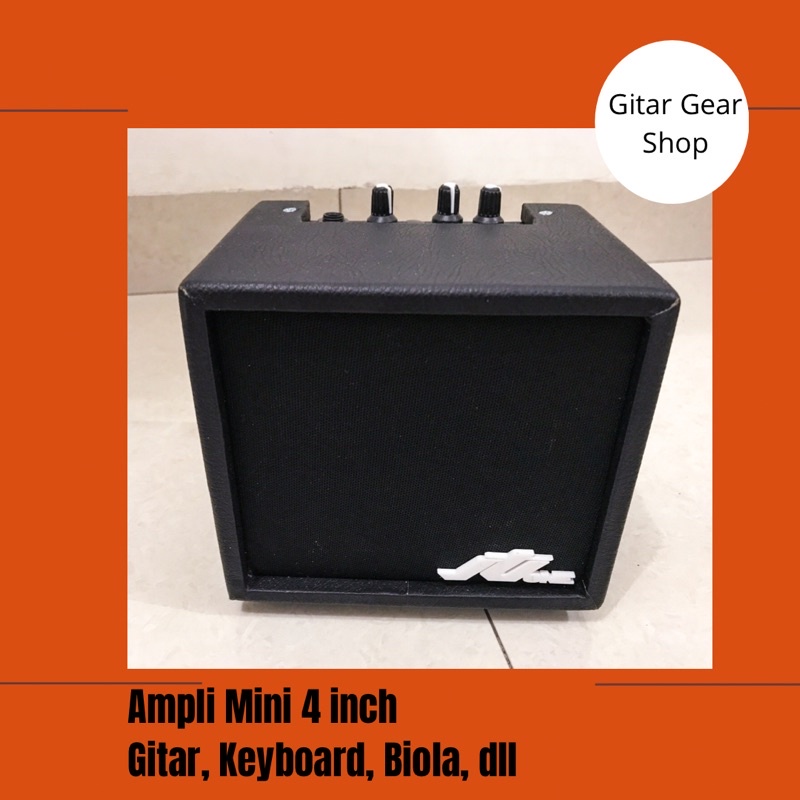 Jual [HITAM] AMPLI GITAR 4 INCH AMPLIFIER GITAR 4 INCH SPEAKER GITAR ...