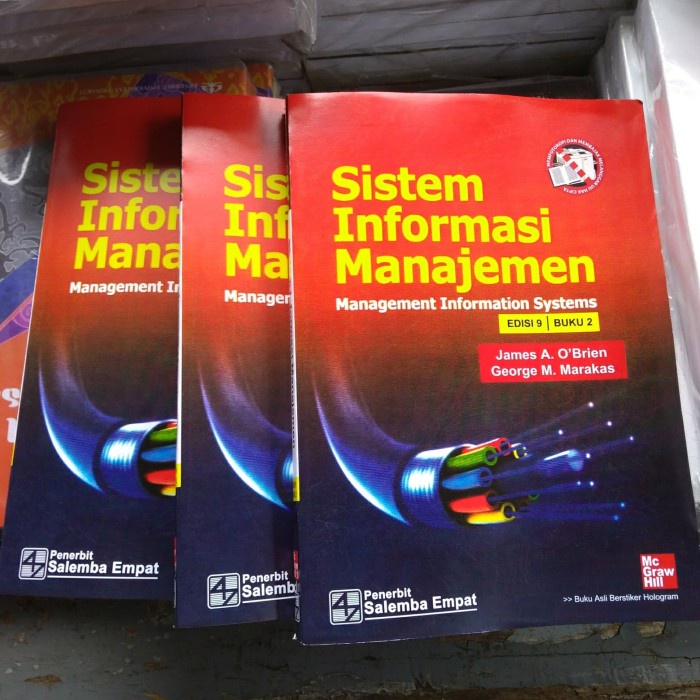 Jual Sistem Informasi Manajemen Edisi 9 Buku 2 James A O'Brien | Shopee ...