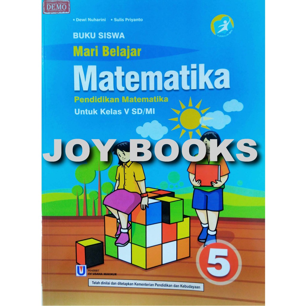 Jual BUKU MARI BELAJAR MATEMATIKA KELAS 5 SD / MI USAHA MAKMUR | Shopee ...