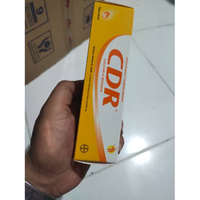 Jual CDR Suplemen Kalsium Rasa Jeruk isi 10 tablet - ORIGINAL CDR ...