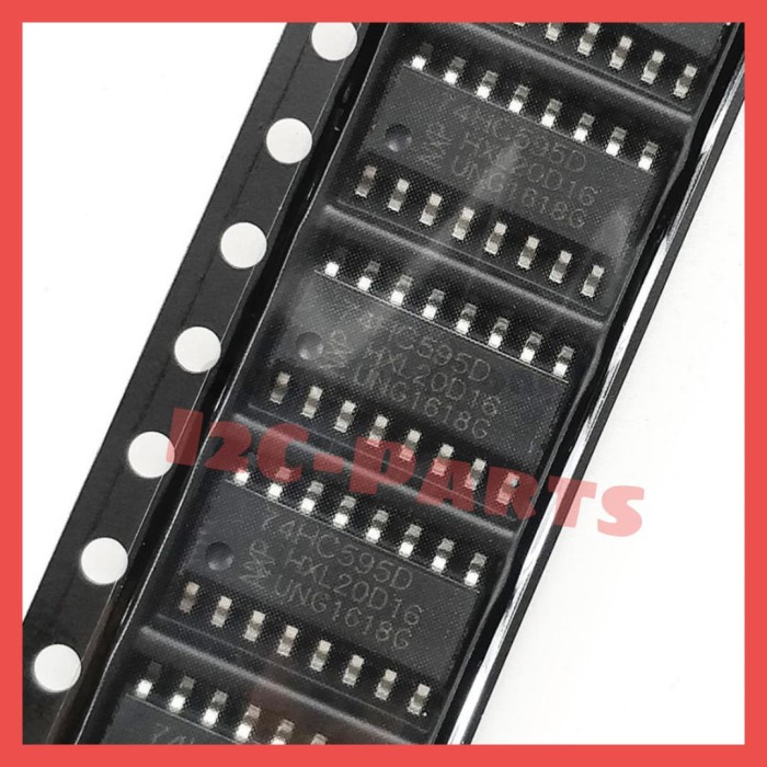 5 X SN74HC595 SOP16 8-Bit Shift Register IC 74HC595D Surface Mount SMD 3 State E - Foto 3