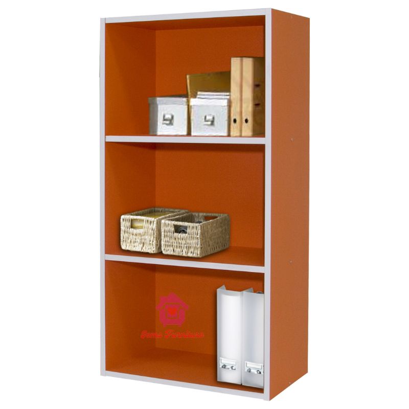 Jual Rak buku /Rak serbaguna berwarna 3 tingkat (BOOK RACK COLORBOX-3L ...