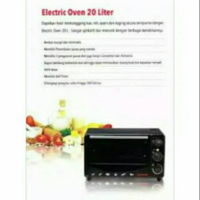 Jual HAKASIMA ELECTRIC OVEN 20 LITER Shopee Indonesia