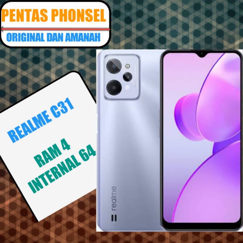 Jual realme c31 4 64 gb garansi resmi | Shopee Indonesia