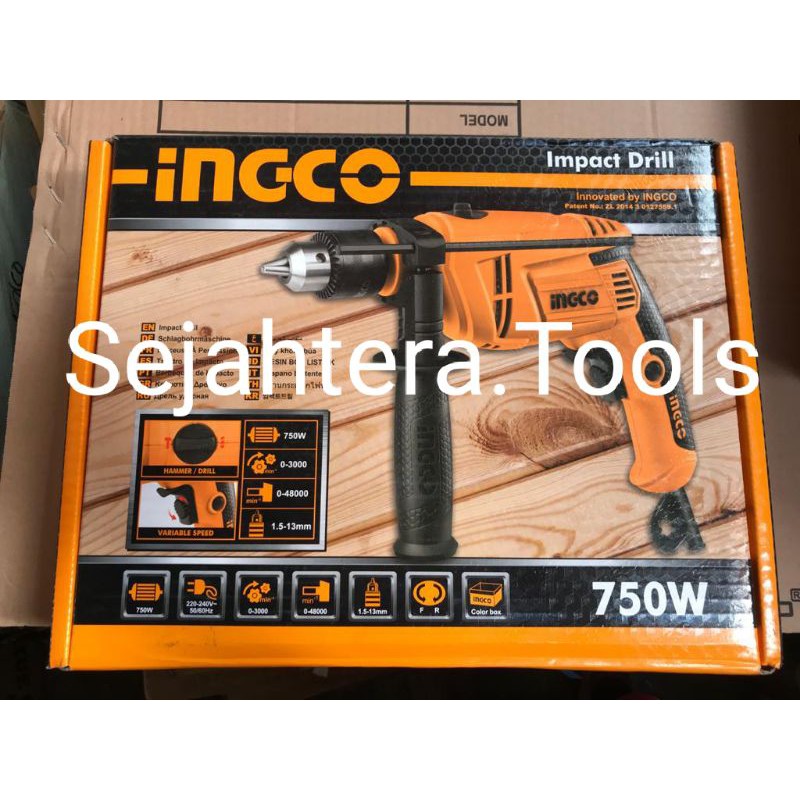 Jual Mesin Bor Tembok Kayu Besi Listrik Mm W Impact Drill Ingco