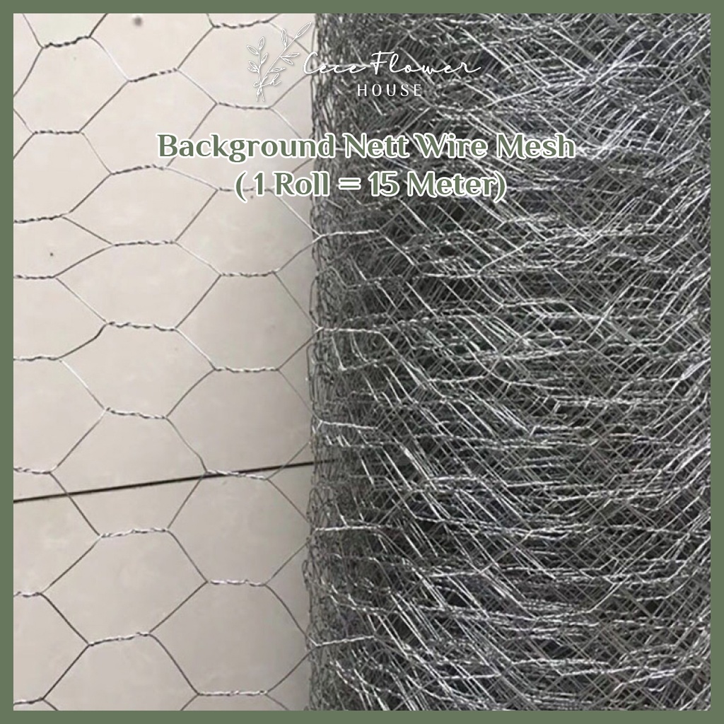Jual Kawat Jaring Dekorasi Background Nett Wire Mesh ( 1 Roll = 15 ...