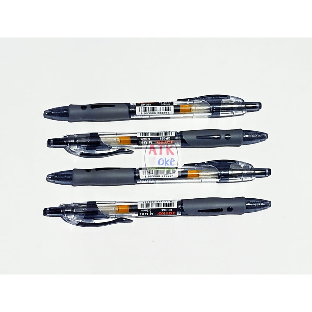 Jual ( ECERAN ) Joyko Pulpen Gel Q-Gel Hitam GP-265 | Shopee Indonesia