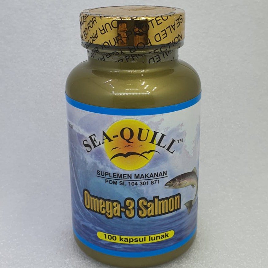 Jual Salmon Omega 3 isi 100 Sea Quill Shopee Indonesia