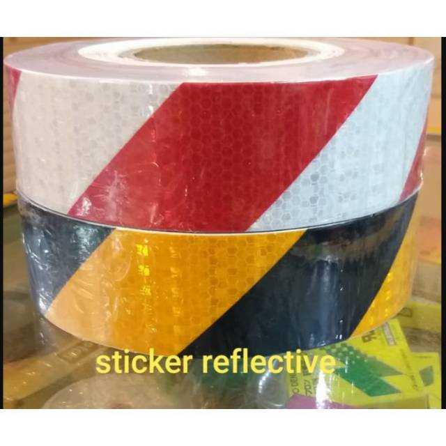 Jual Stiker Scotlite Reflektor Prismatik - Sticker Skotlet mobil Truk ...