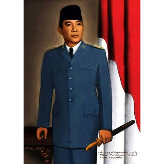 Jual Gambar Poster Soekarno Bingkai 35×53cm Shopee Indonesia 9466