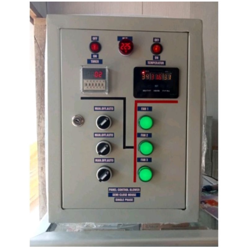 Jual PANEL BLOWER KANDANG AYAM SEMI close house,3 blower singgle phase ...
