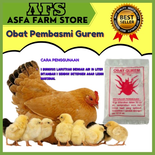 Jual Racun Obat Pembasmi Gurem Dan Serangga kutu Ayam Ampuh | Shopee ...