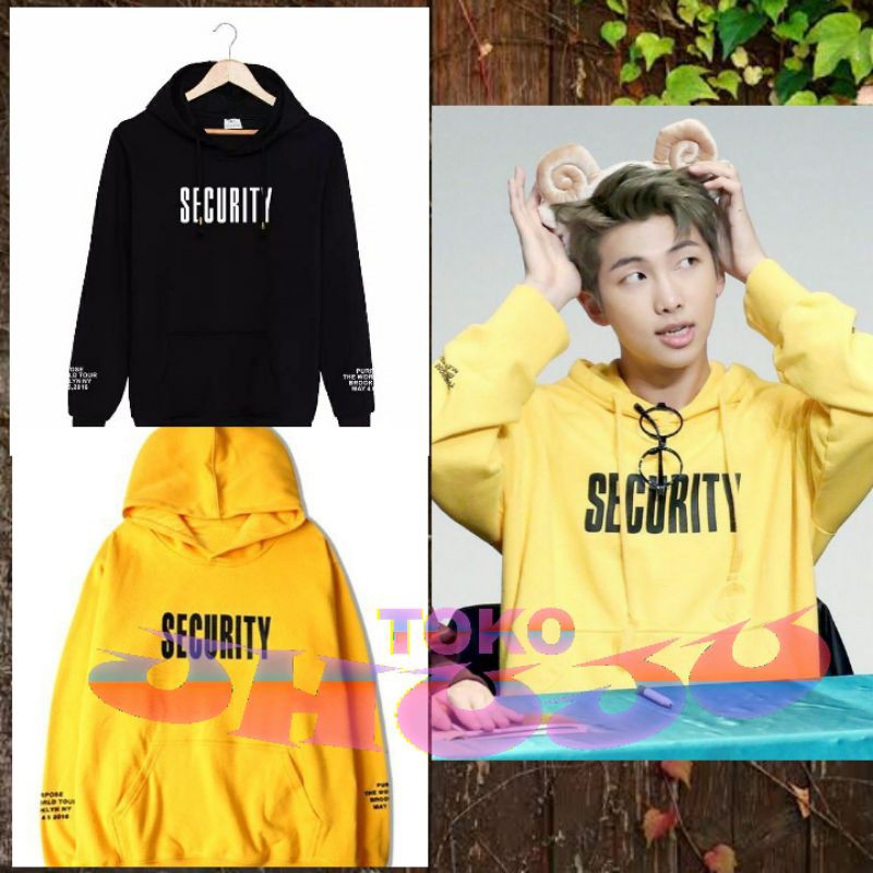 Bts rm security on sale hoodie