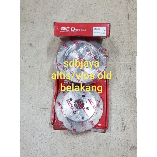 Jual rotor disc brake piringan disc rem cakram belakang corolla altis ...