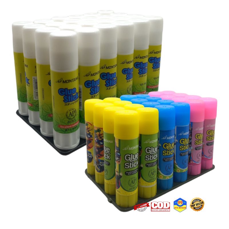 Jual Lem STICK - LEM GLUE STICK 10gr/lem kertas/lem batangan/Lem glue ...