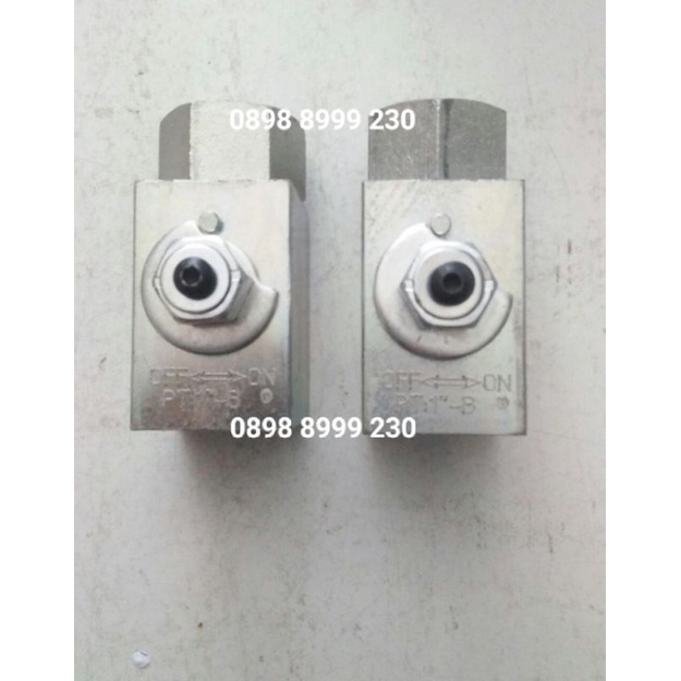 Jual Stop Valve 1inch Kran ON OFF Piping Kit Pipa Instalasi Hydraulic ...