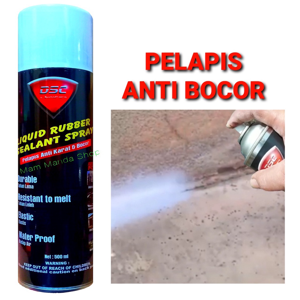Jual Anti Bocor Semprot Waterproof / DSC Liquid Rubber Sealant Spray ...