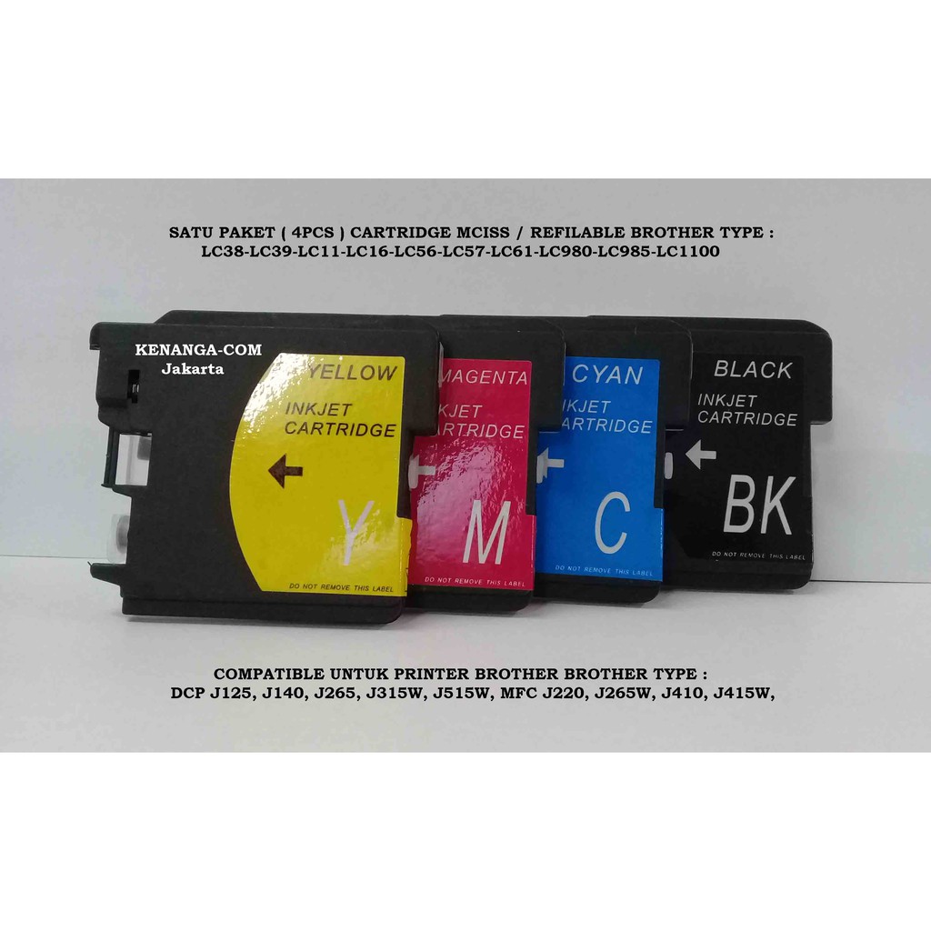 16 Cartouches D'encre Pour Brother DCP-J125, DCP-J315W, MFC-J220