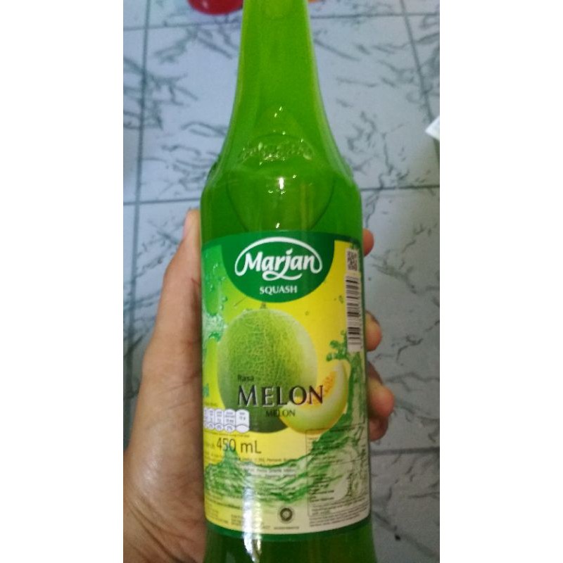 Jual Sirup Marjan Squash rasa melon 450ml | Shopee Indonesia