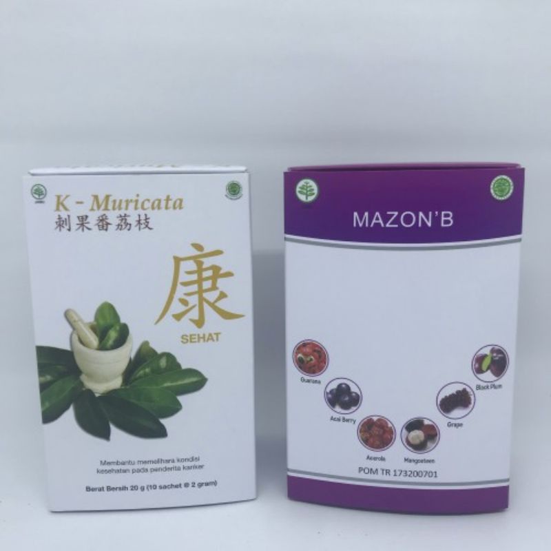 Jual Paket Mazon B Dan Muricata Herbal | Shopee Indonesia