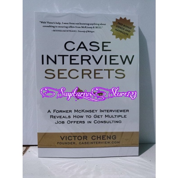 Jual Buku CASE INTERVIEW SECRETS | Shopee Indonesia