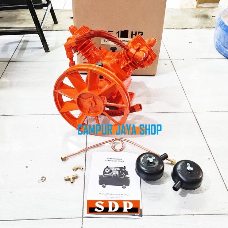 Jual Kepala Kompresor 1 HP Bare Air Compresor Head Pump 1HP 1 PK SDP ...