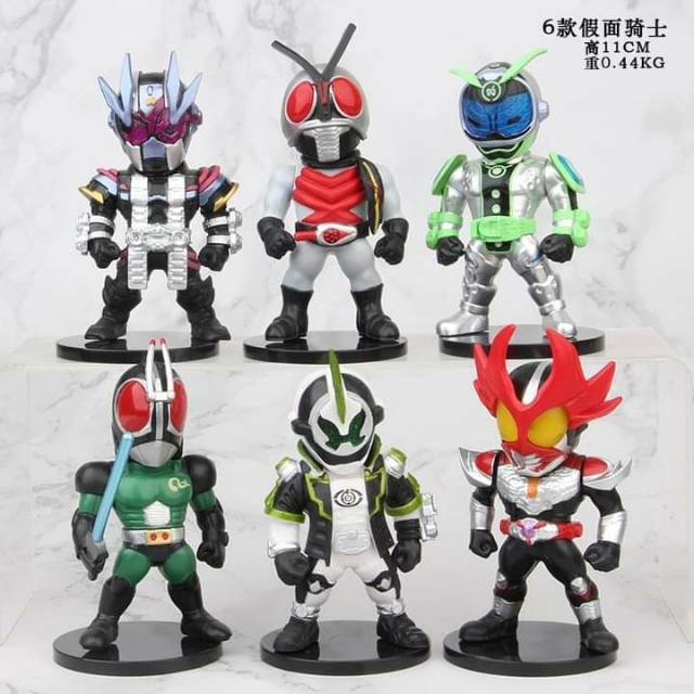 Jual Action Figure Kamen Rider Set isi 6 pcs Shopee Indonesia