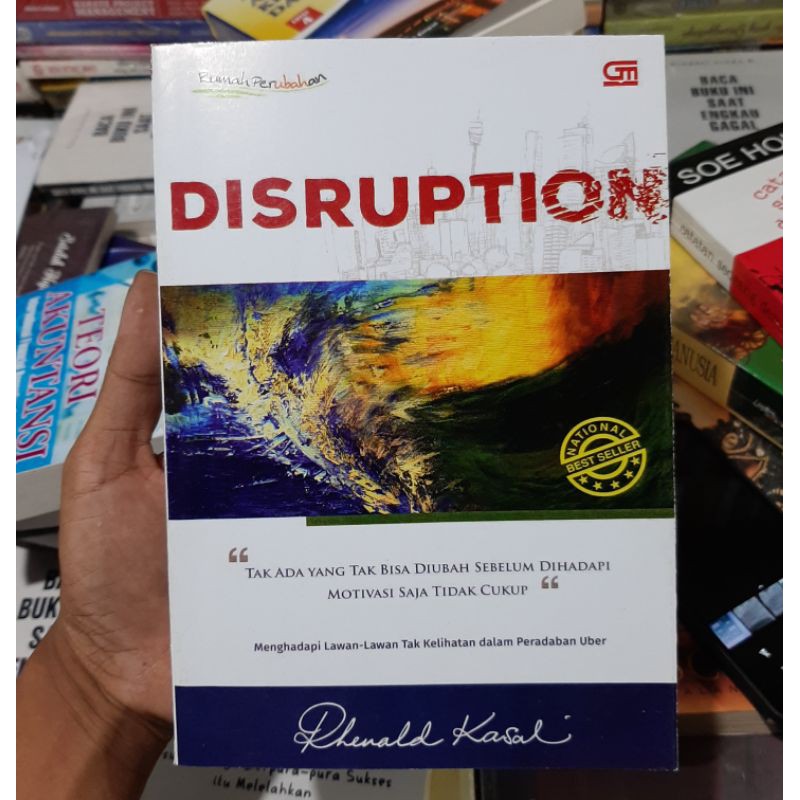 Jual NEW BOOK " DISRUPTION " RHENALD KASALI | Shopee Indonesia