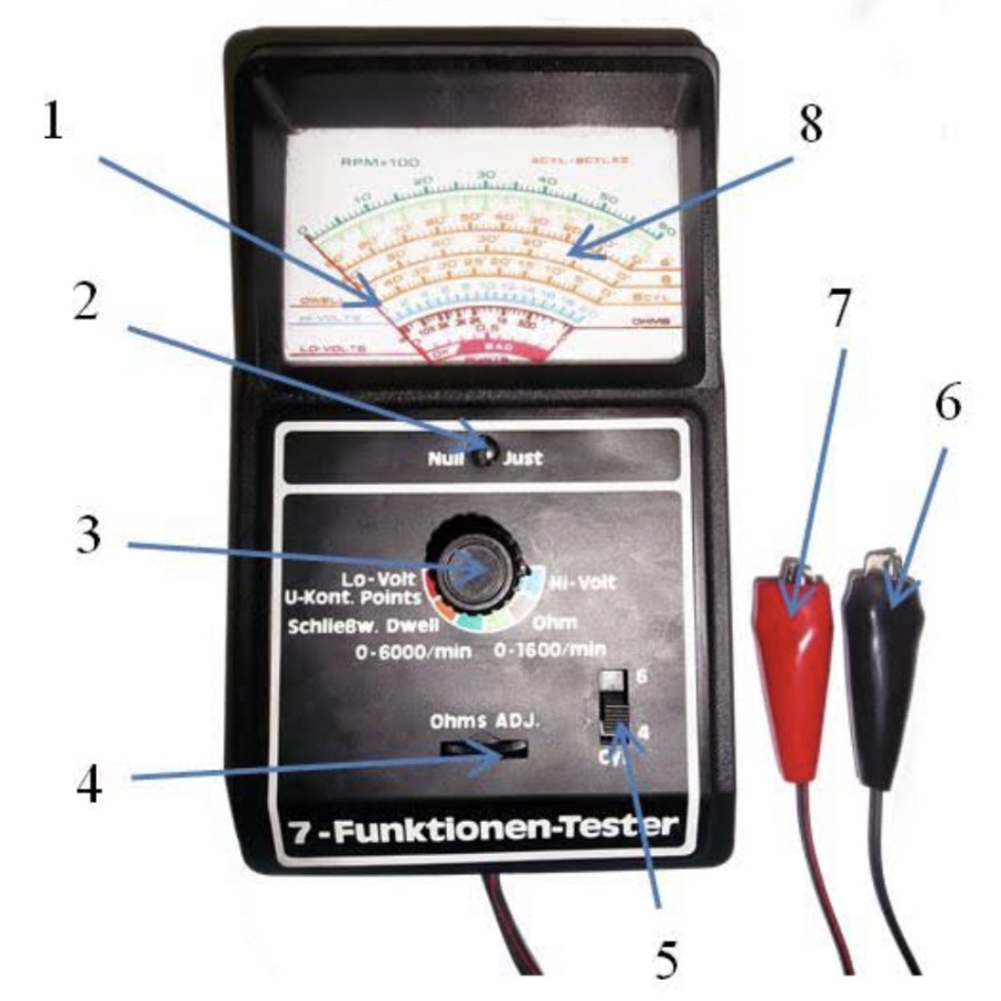 Jual Tach Dwell Tester Trisco R-774 Diagnostic Analyzer 7 Fungsi R774 ...