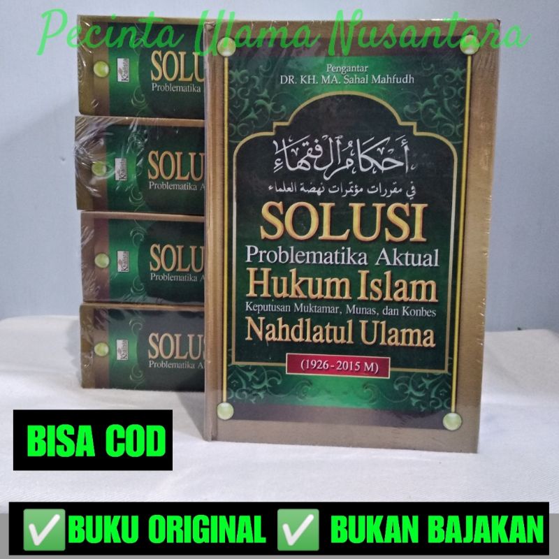 Jual BUKU KITAB AHKAMUL FUQOHA HASIL KEPUTUSAN MUKTAMAR MUNAS KONBES NU ...