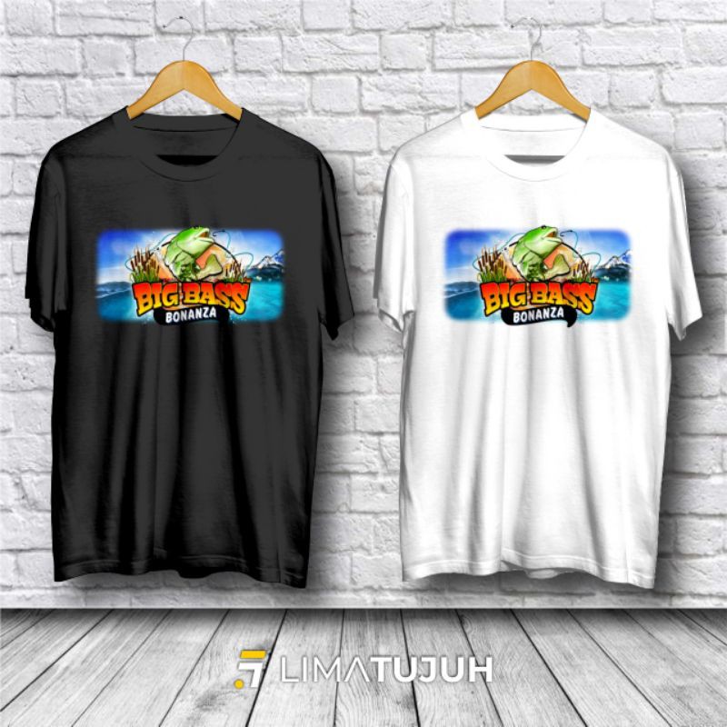 Jual KAOS PRAGMATIC PLAY BIG BASS BONANZA PREMIUM | Shopee Indonesia