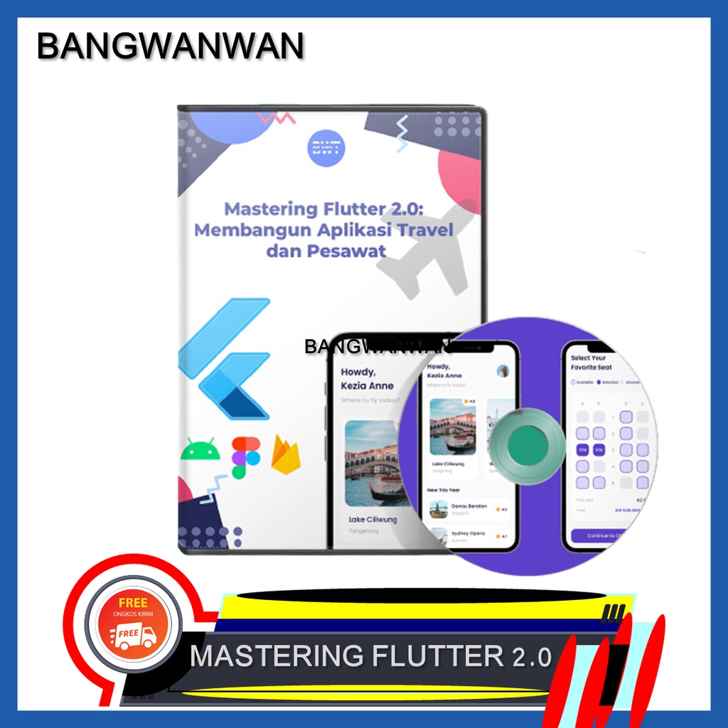 Jual Ecourse Flutter 2.0 Membangun Aplikasi Pesawat & Travel BWT ...