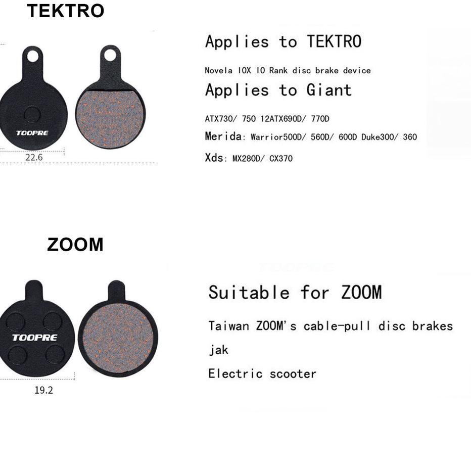 kampas rem tektro novela