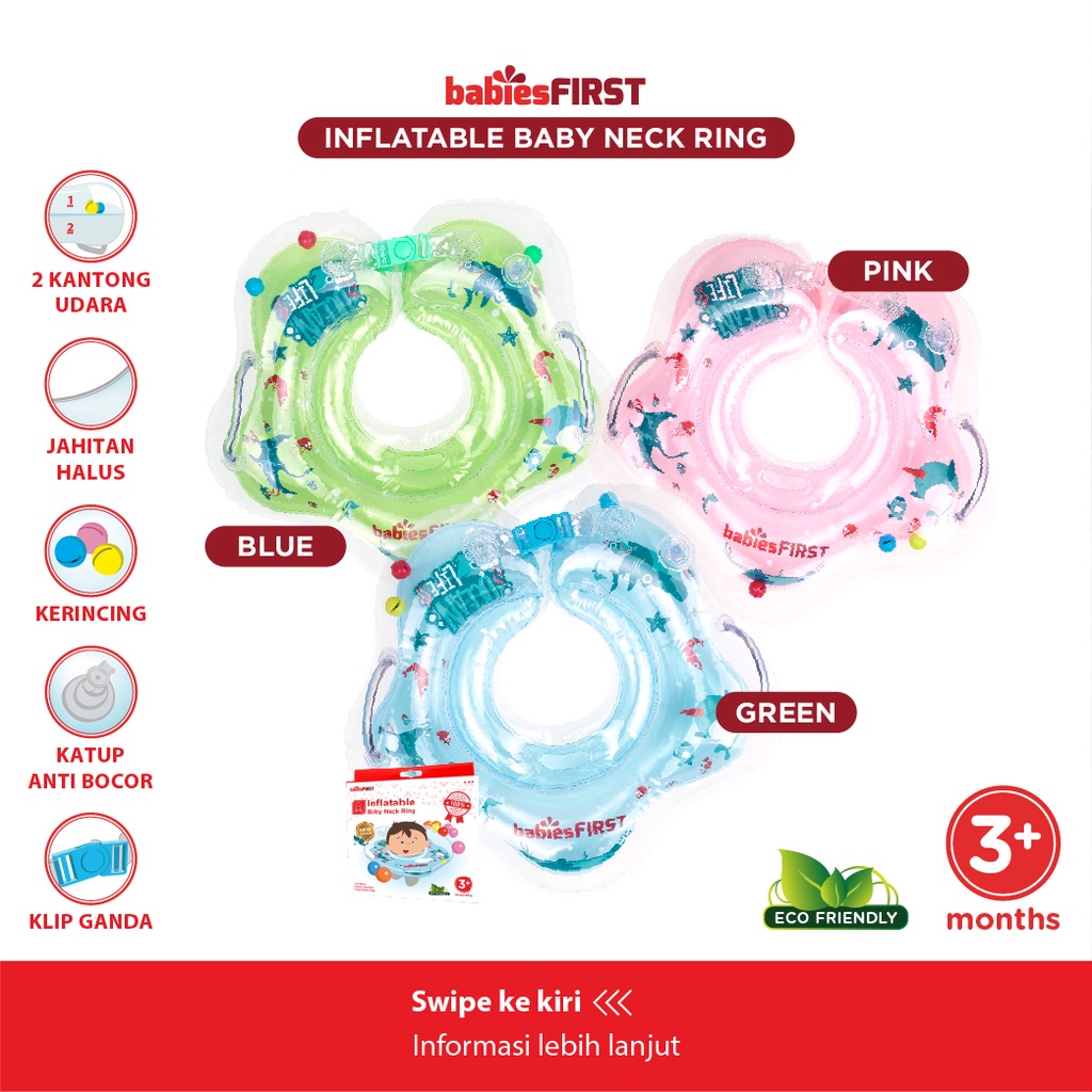 Jual babies First Inflatable Neck Ring 3m+ ( BF301 ) | Shopee Indonesia