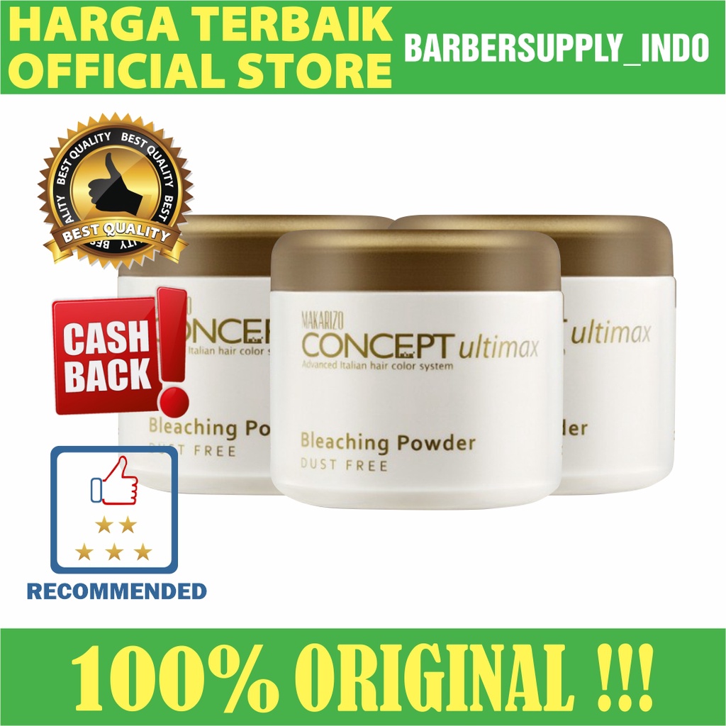 Jual MAKARIZO BLEACHING POWDER CONCEPT ULTIMAX / BLEACHING RAMBUT ...