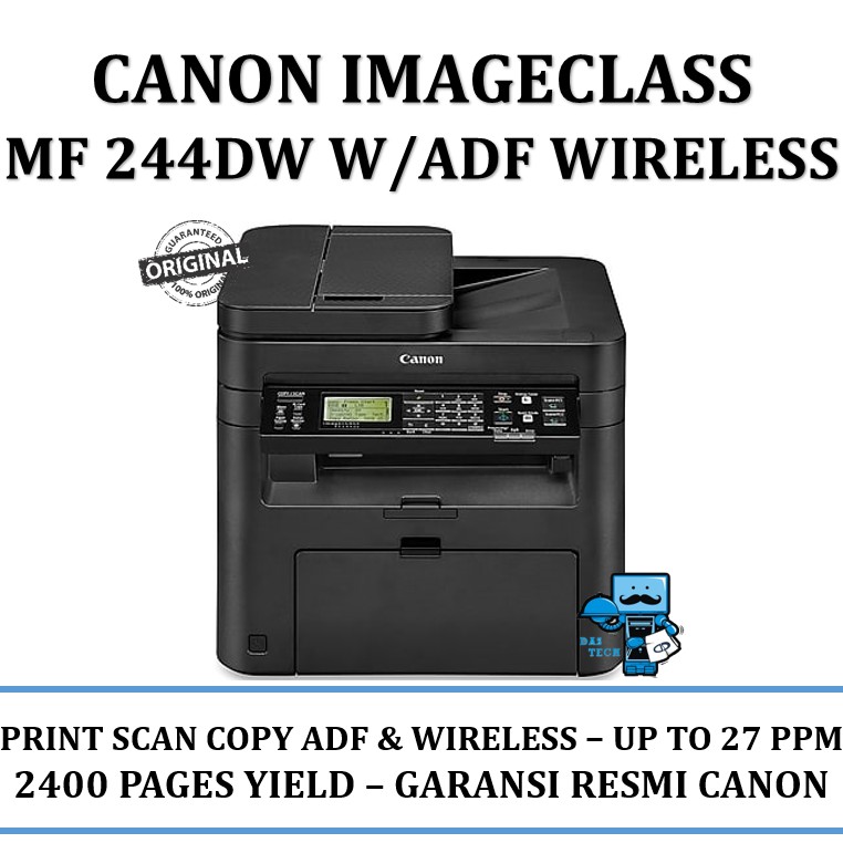 Jual Canon imageCLASS MF244dw Multifunction Duplex Wireless Laser