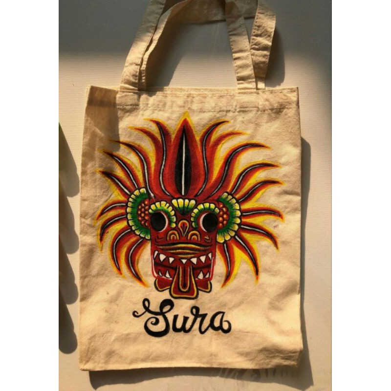 Cat untuk best sale tote bag kanvas