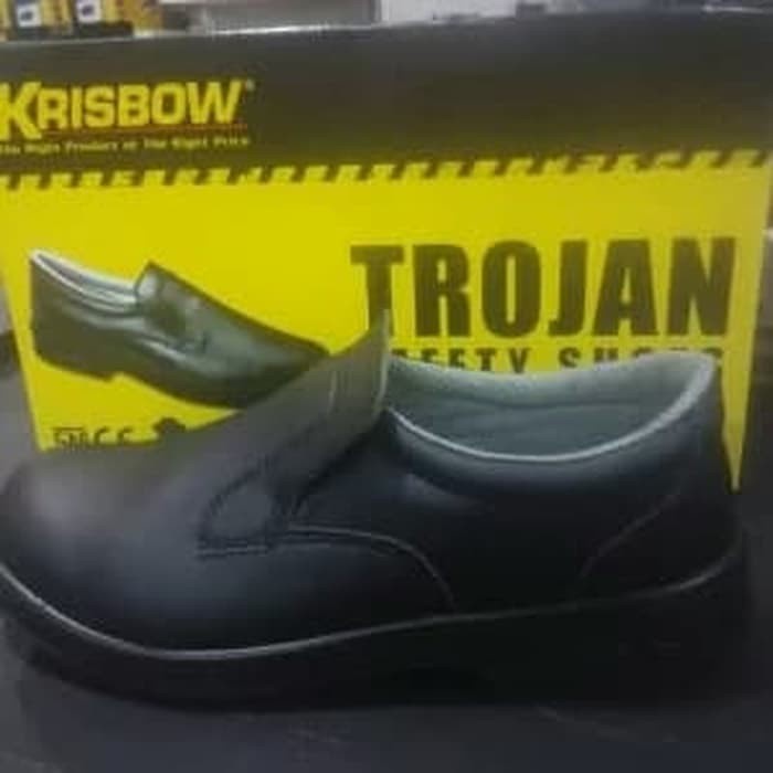 Jual Krisbow Safety Shoes Trojan 4 Inch Hitam Sepatu Safety Pengaman Ma17 Shopee Indonesia