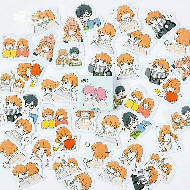Jual Sticker cute couple | Shopee Indonesia