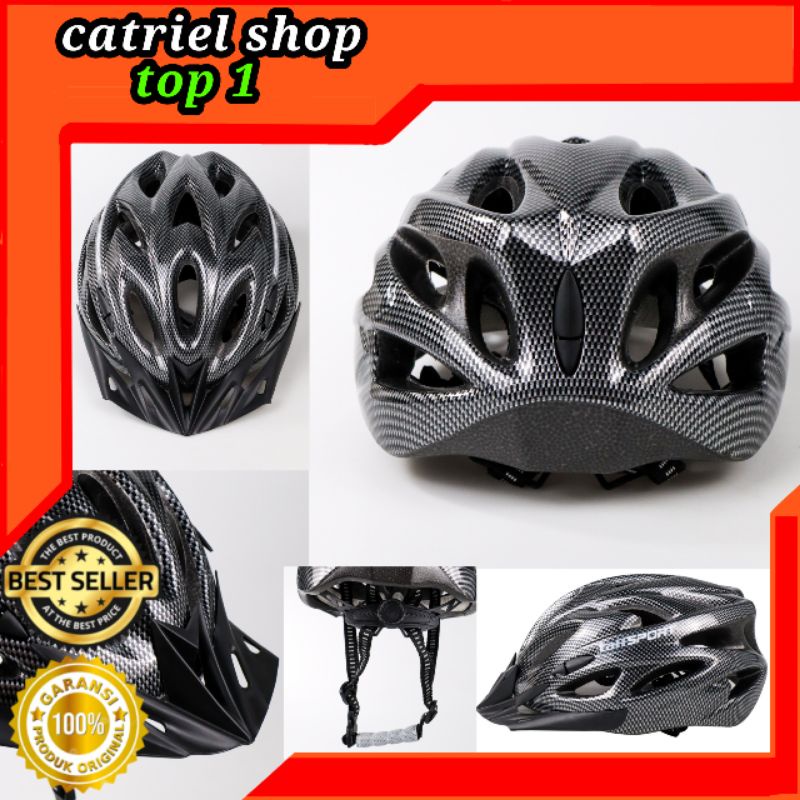 Jual Helm Sepeda Murah Bicycle Road Bike Helmet Eps Foam Pvc Shell