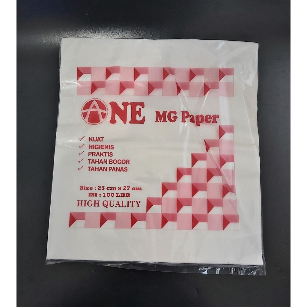 Jual KERTAS BUNGKUS NASI/PAPER RICE UK 25 x 27 ONE PAPER | Shopee Indonesia
